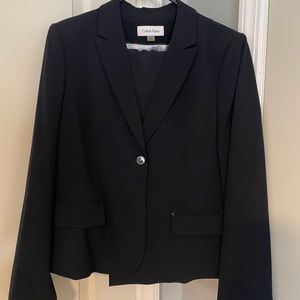 Calvin Klein Women’s Suit. Size 14. Black. Pants included.